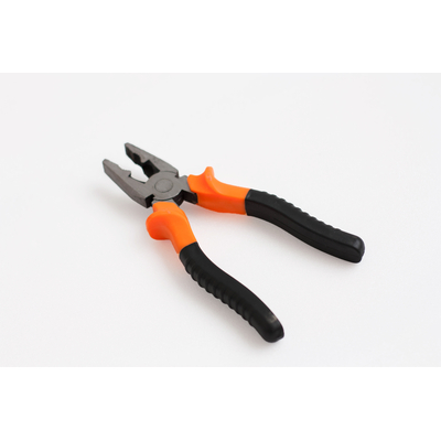 Combination pliers long handle orange