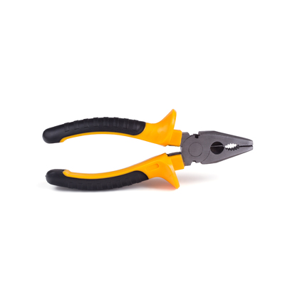 Combination pliers short handle yellow