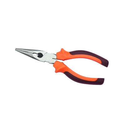 Pliers flat handle orange-black