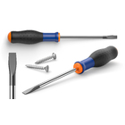 Slotted screwdriver handle blue-orange